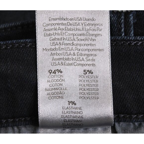 Mother Women's The Stunner Zip Two Step Fray Holding Hands Indigo Blue Sz 31 - Picture 8 of 11